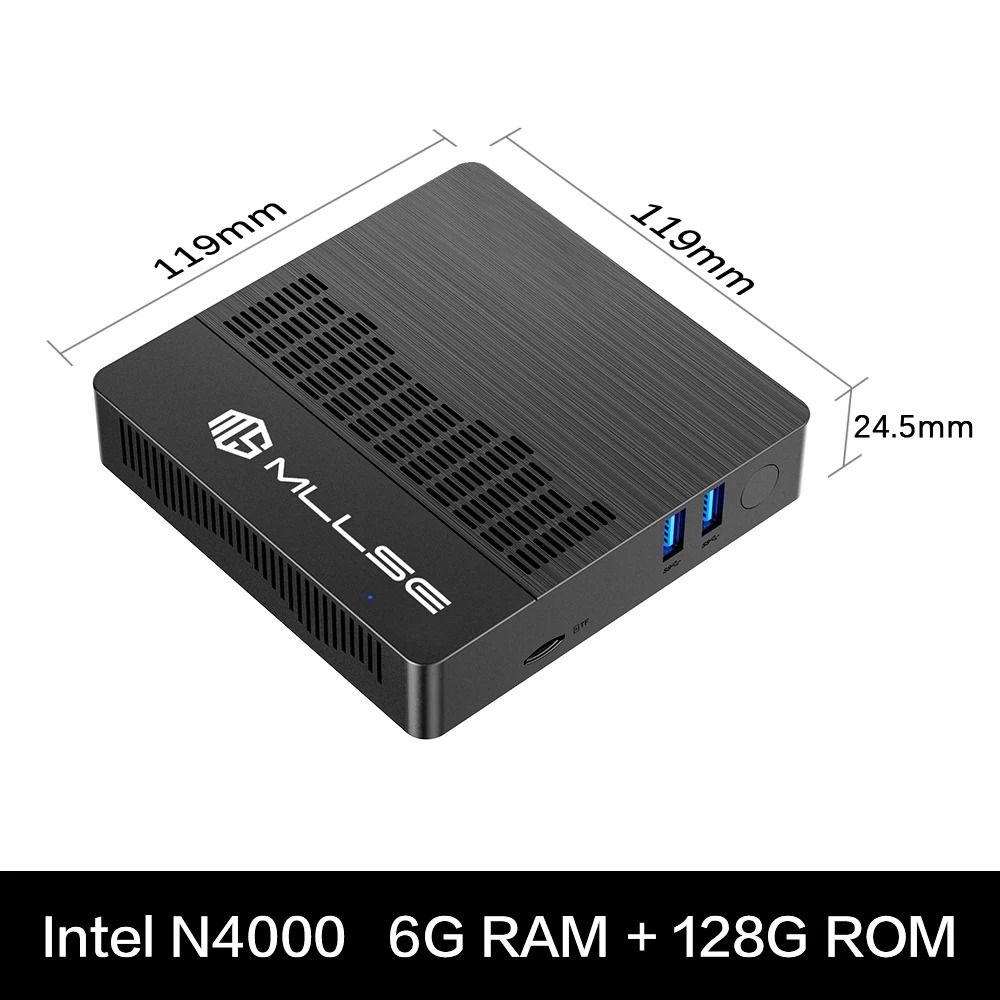 Compact Windows 11 Mini PC With Intel Celeron 6GB RAM And 128GB Storage us 6gb Ram 128gb Ssd