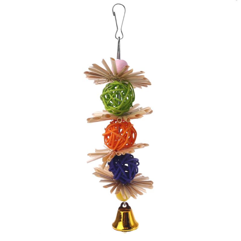 Pet Parrot Bird Grass Chewing Cage Swing Pendant 20 Dropship Au10 4 1
