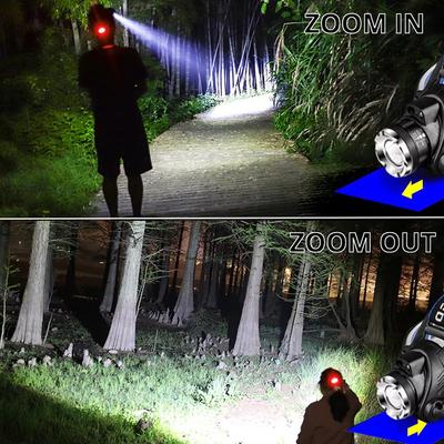 25000LM LED Headlamp Rechargeable Headlight Zoomable Head Torch Lamp Flashlight 25000LM LED Headlamp Rechargeable Headlight Zoomable Head Torch Lamp Flashlight