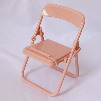 Versatile Mini Folding Chair Phone Stand Pink