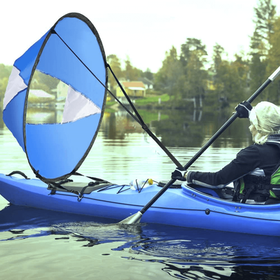 Pop Up Kayak & Paddleboard Sail Blue