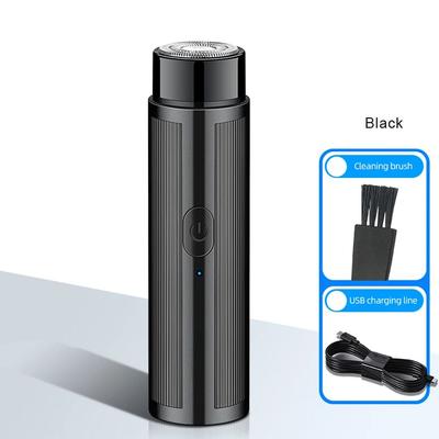 Portable Mini Electric Shaver For Men, USB Rechargeable Razor & Epilator, Compact Shaving Tool For Car, Travel, And Home black
