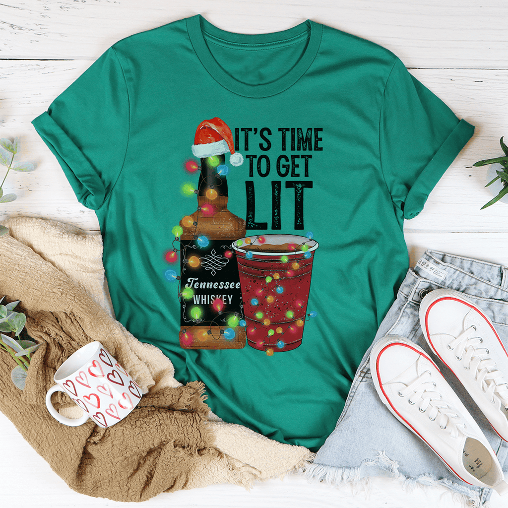 It's Time To Get Lit Tee S Kelly