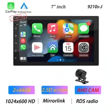 Android Car Radio Multimedia Player With GPS, Wireless CarPlay, Android Auto, WiFi, Bluetooth, And HD IPS Touchscreen 7in