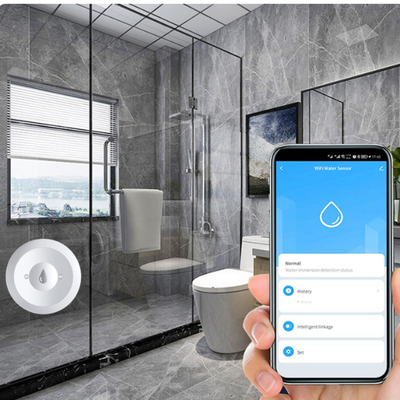 Smart WiFi Water Leak Detector, App Remote Monitoring Flood Sensor For Kitchen & Bathroom Home Assistant Compatible Smart WiFi Water Leak Detector, App Remote Monitoring Flood Sensor For Kitchen & Bathroom Home Assistant Compatible