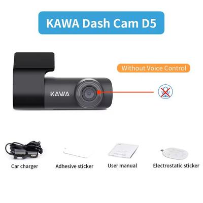 2K WiFi Dash Cam Front Car DVR Camera With Voice Control And Emergency Recording d5 no Voice Control 32g