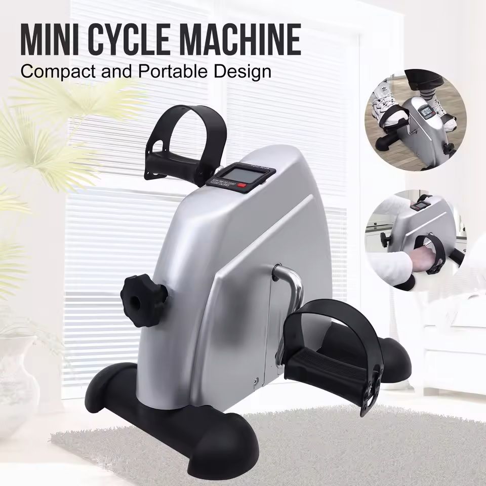 Mini Pedal Exercise Bike Under Desk Cycling Trainer With LCD Display Mini Pedal Exercise Bike Under Desk Cycling Trainer With LCD Display