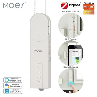 ZigBee Smart DIY Motorized Roller Blinds Drive Motor, Tuya App, Alexa & Google Home Compatible ZigBee Smart DIY Motorized Roller Blinds Drive Motor, Tuya App, Alexa & Google Home Compatible