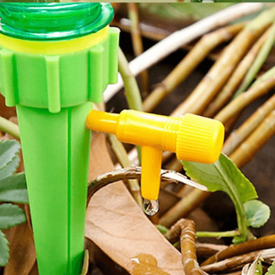 Easy to Install Self Watering Spikes | Automatic Plastic Watering Spikes | No Mess Plant Watering Spikes 12 Pack