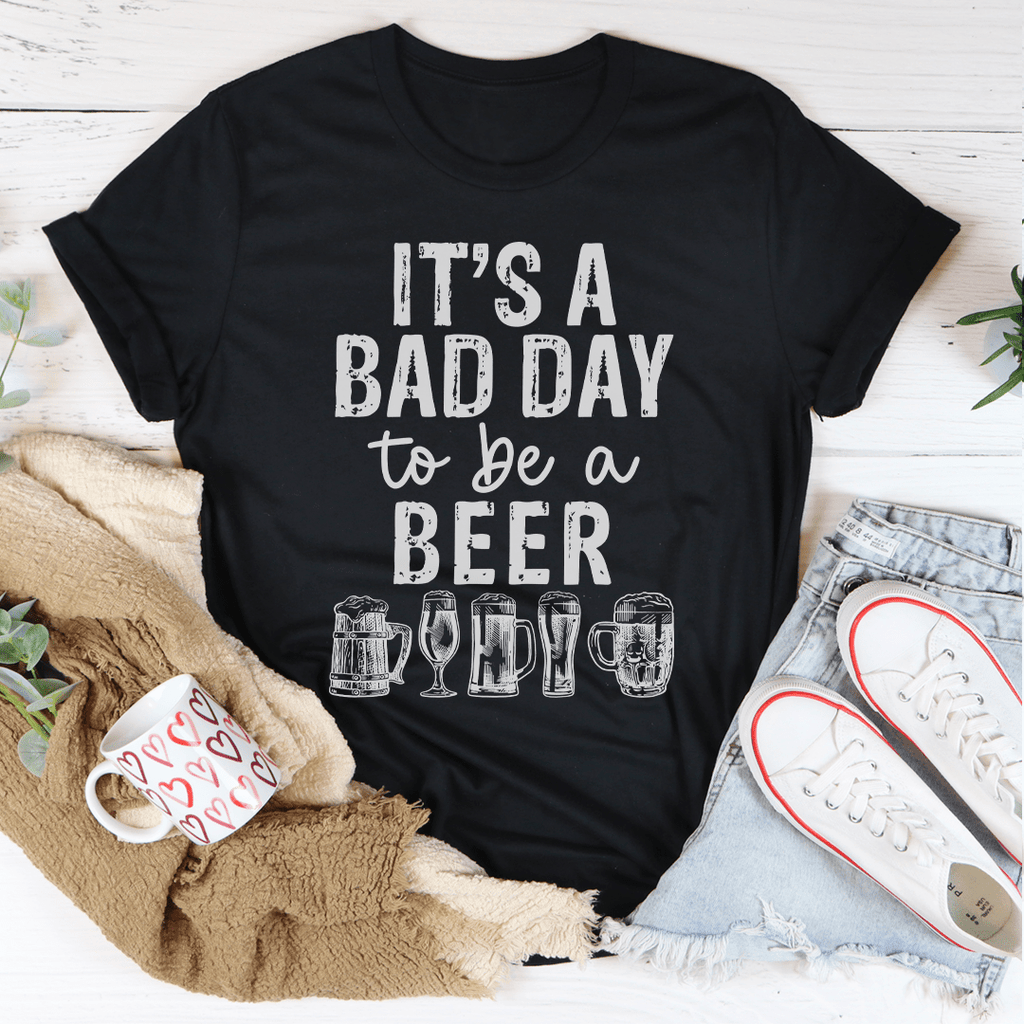 It's A Bad Day To Be A Beer Tee Athletic Heather M