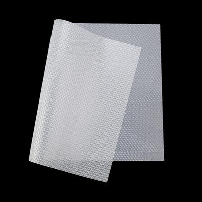 Reusable Silicone Cabinet Mat: Moisture Proof, Waterproof Shelf Liner Anti Slip Kitchen Pad 1 Color: Transparent White