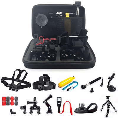GoPro Accessories Kit Chest Head Mount Monopod Set For Hero 1 5 GoPro Accessories Kit Chest Head Mount Monopod Set For Hero 1 5