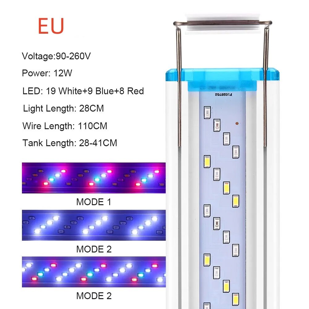 Super Slim LEDs Aquarium Lighting: Aquatic Plant Light, Waterproof Clip on Lamp 2