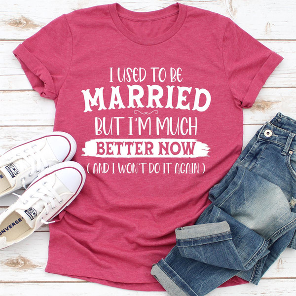 I Used To Be Married But I'm Much Better Now And I Won't Do It Again Black 3XL