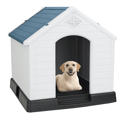 33 X 30 X 27.5 In Outdoor Plastic Dog House Weather Resistant Shelter For Small To Medium Dogs 33 X 30 X 27.5 In Outdoor Plastic Dog House Weather Resistant Shelter For Small To Medium Dogs