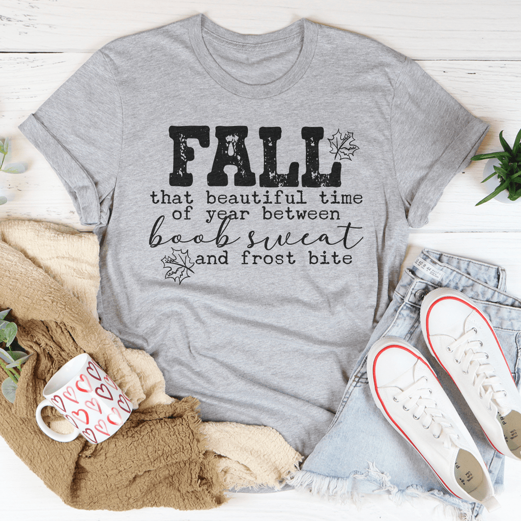 Fall That Beautiful Time Of Year Tee XL Heather Prism Peach