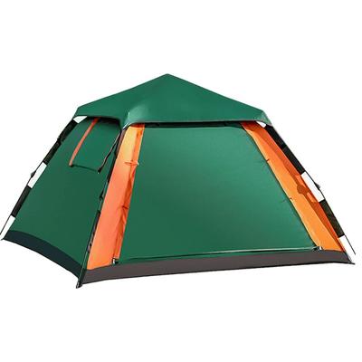 Waterproof Camping Tent With Mosquito Nets Automatic Quick Open Tent For Outdoor Hiking, Climbing & Family Adventures dark Green