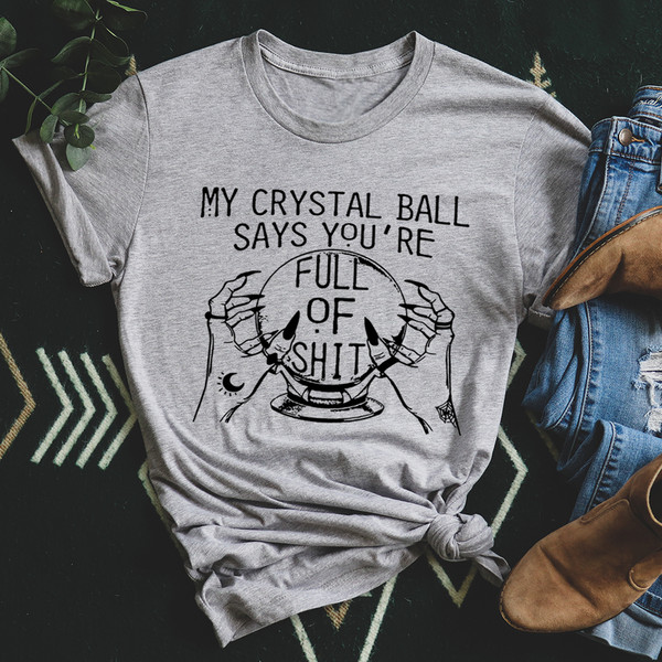 My Crystal Ball Says Tee Mustard M