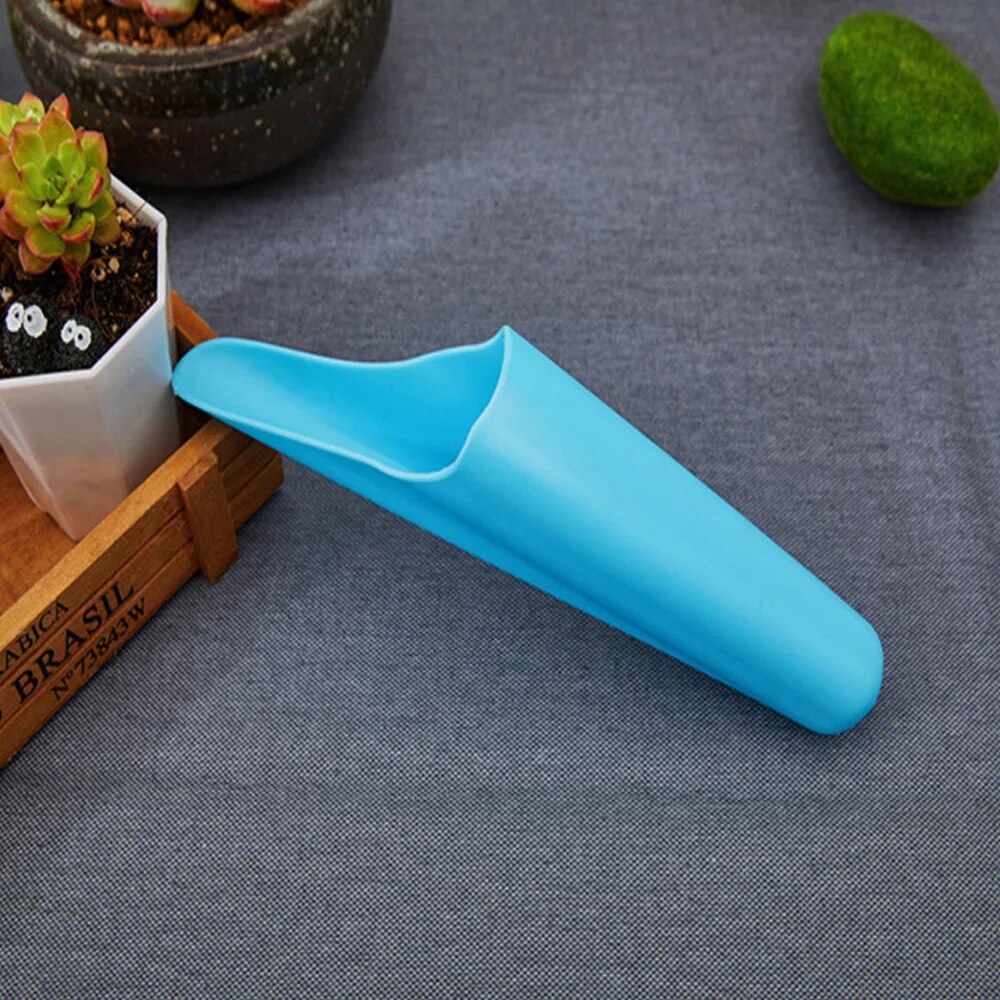 Mini Soil Spade Shovel For Succulent Plants & Home Gardening blue