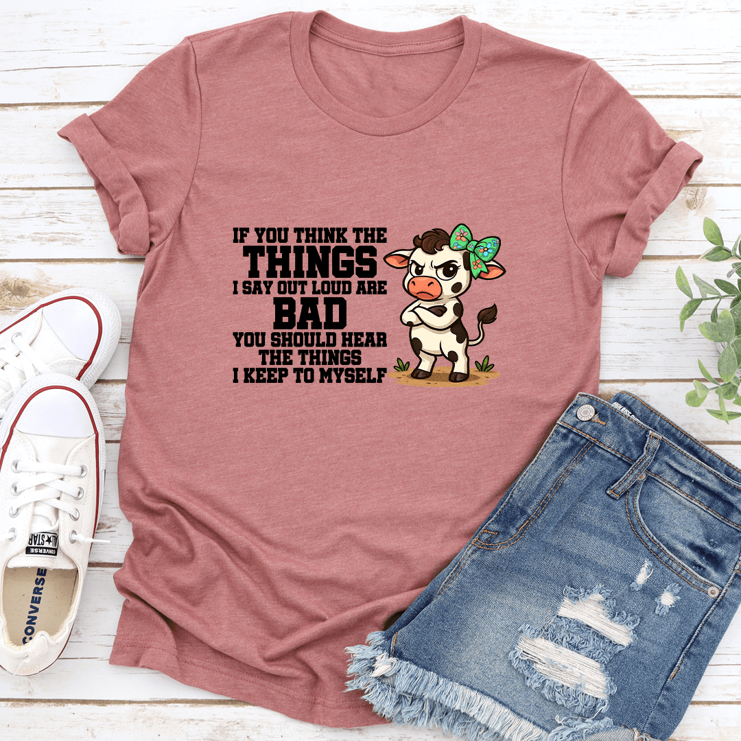 If You Think The Things I Say Out Loud Are Bad Yee M White