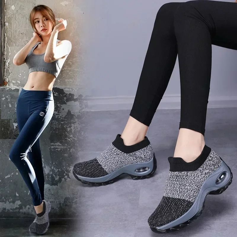 Women Orthopedic Style Non Slip Platform Sneakers Breathable Wear Resistant Casual Shoes 9.5 blue
