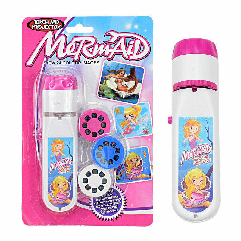 Torch Night Light Projector Toy Mermaid