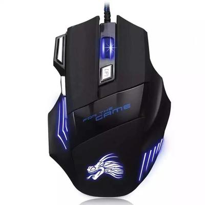 Gaming Mouse 7 Button USB Wired LED Breathing Fire Button 3200 DPI Laptop PC Gaming Mouse 7 Button USB Wired LED Breathing Fire Button 3200 DPI Laptop PC