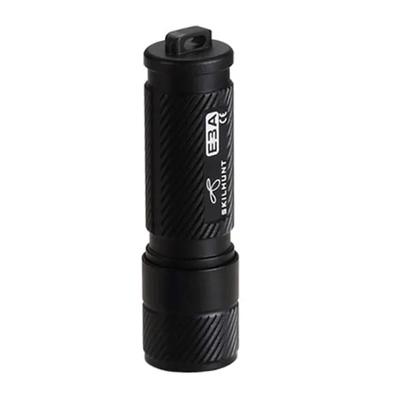 SKILHUNT E3A 100 Lumens AAA Keychain LED Flashlight: Mini Pocket Torch For Outdoor Camping, Hiking, Fishing Without Battery High CRI LED Carbon Black