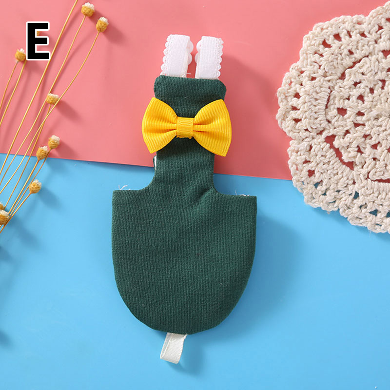 Premium Washable Parrot Pigeon Diaper With Bowtie Small, Medium, Large Sizes For Green Cheek Parakeet, Cockatiel, And Green L