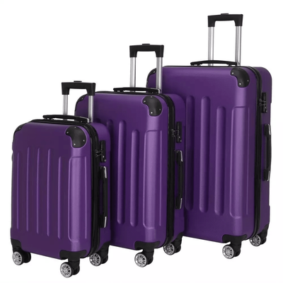 Travel Spinner Luggage Set, 3 Piece ABS Trolley Suitcase With TSA Lock Travel Spinner Luggage Set, 3 Piece ABS Trolley Suitcase With TSA Lock
