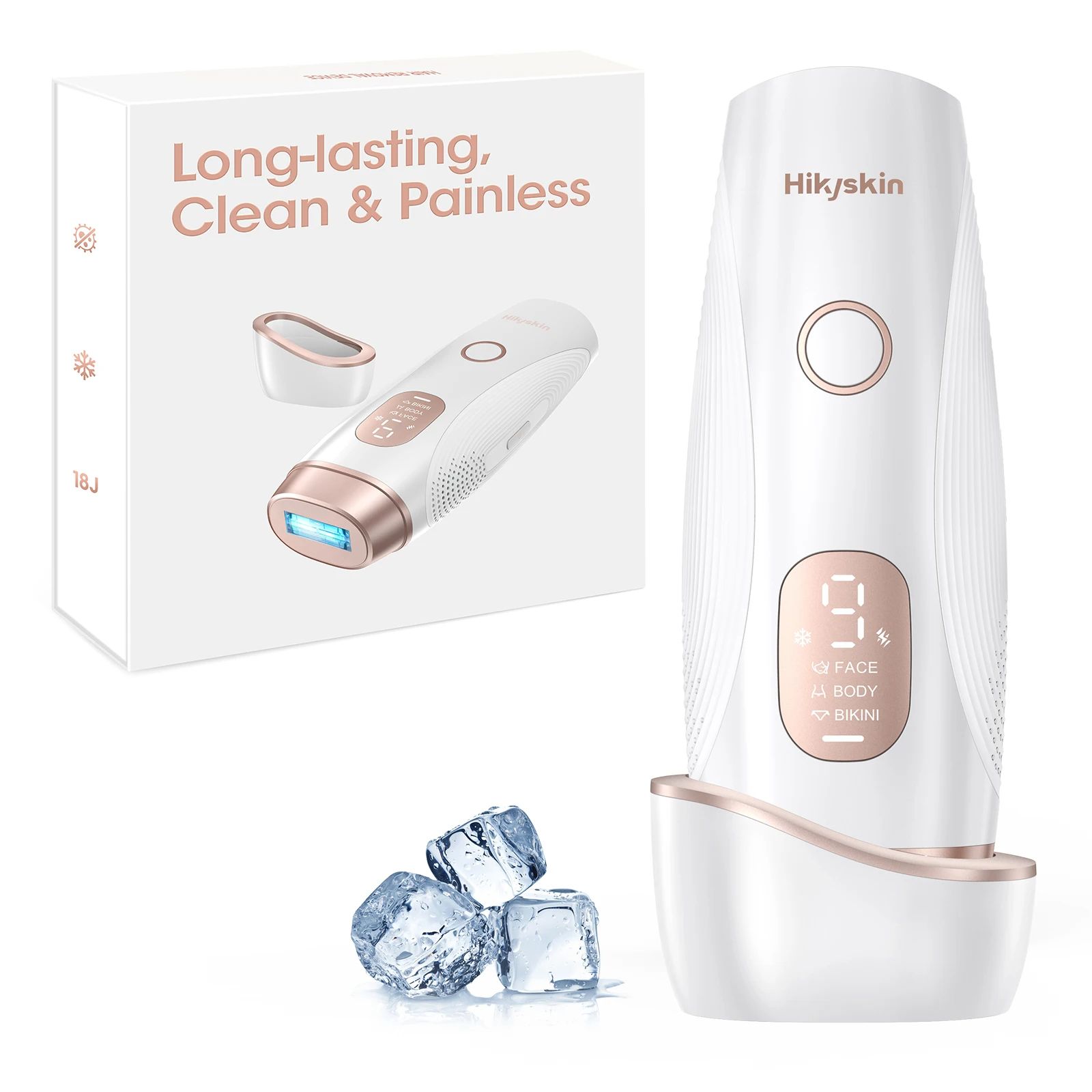 Professional Laser Hair Removal For Women, IPL Depilator With Flash Cooling Rejuvenation, Acne Remove & Bikini Trimmer Professional Laser Hair Removal For Women, IPL Depilator With Flash Cooling Rejuvenation, Acne Remove & Bikini Trimmer