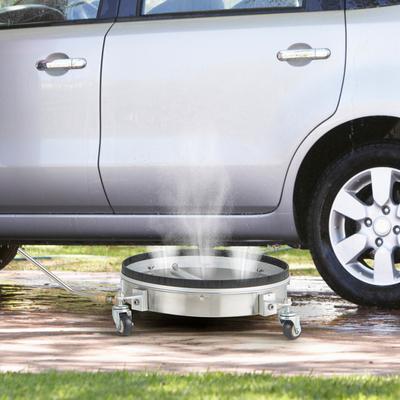4000PSI Pressure Washer Surface Cleaner, Stainless Steel With Casters For Driveway & Deck Cleaning 4000PSI Pressure Washer Surface Cleaner, Stainless Steel With Casters For Driveway & Deck Cleaning