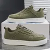 Günstige Schuhe Skateboard für Männer Mode Grün Niedrige Turnschuhe Große Größe 48, rutschfeste Sportschuhe Trainer Männer Zapatillas De Skate