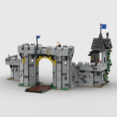 1071 MOC-Bausteinspielzeug – Black Hawk Fortress-Bausteine – Das kreative ideale Weihnachtsgeschenk Image