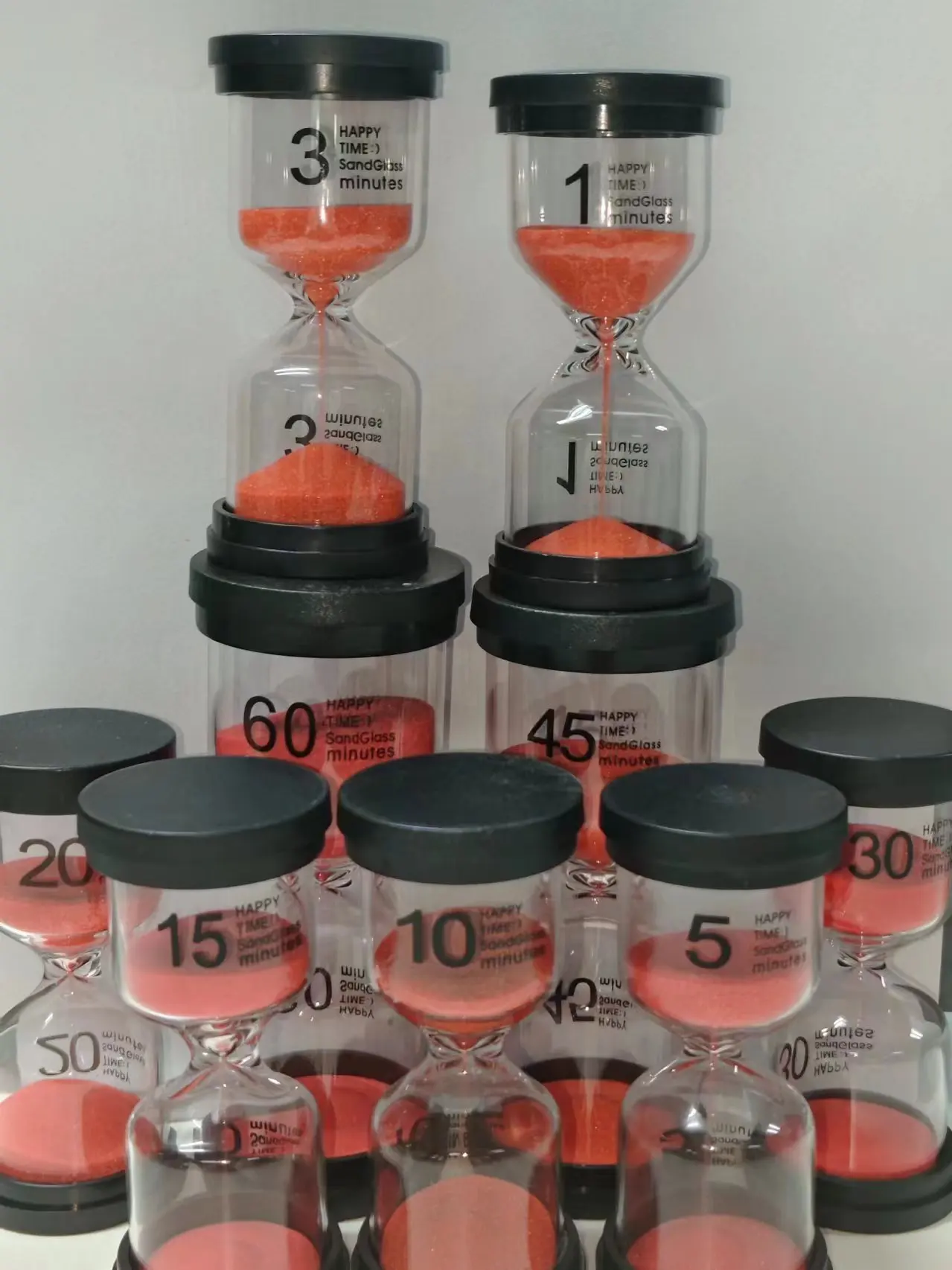 1/3/5/10/15/30/45/60 Sanduhr Minute Sanduhr Sanduhr Timer Uhr Geschenk Kinderstunde Heimdekoration Image