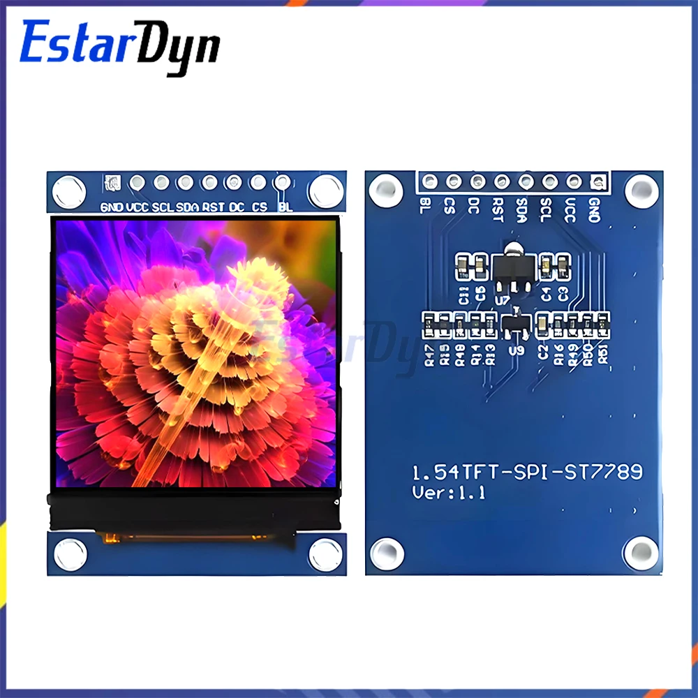 1,54" HD IPS TFT Display 240x240 SPI ST7789 für Arduino Raspberry Pi STM32 Farbbildschirmmodul Image