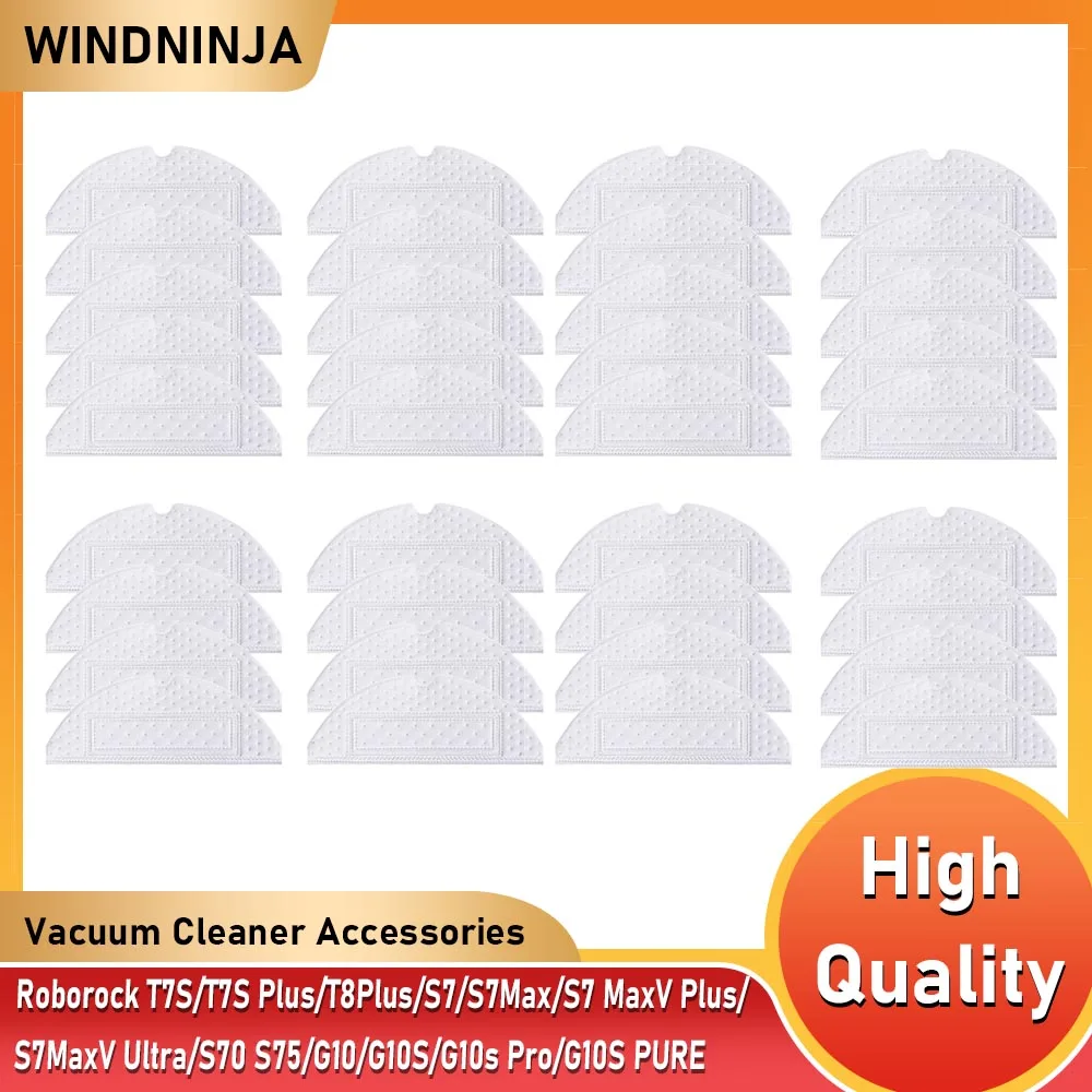 Einweg Mopp Tücher Für Xiaomi Roborock G10 G10S PRO S8 S7 S70 S75 S7Max T7S T8 Plus Roboter Staubsauger Zubehör Kit Image