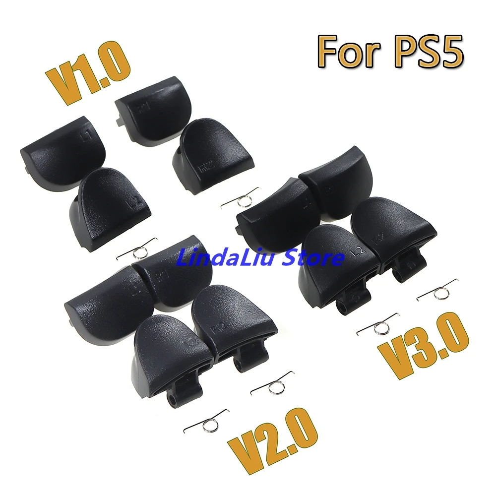 1Set for Sony PS5 BDM-010 020 030 V1 V2 V3 controller L1 R1 L2 R2 Trigger Buttons kit For PlayStation PS5 with Spring