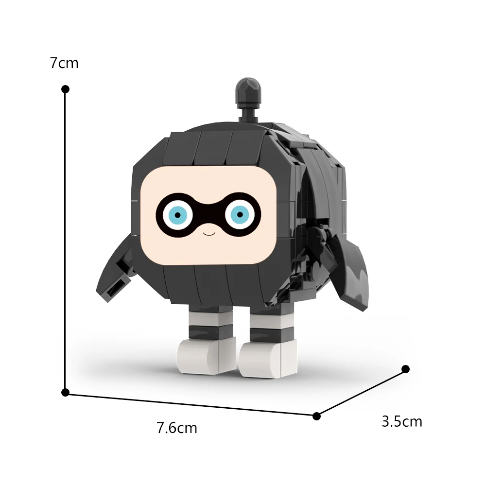 Egg Party Cartoon MOC Montage Bausteine, DIY Kreatives Spielzeug, ein sehr gutes Geschenk für Bausteinliebhaber Image