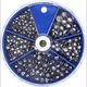 205pcs Weight Sinkers, 5 Sizes Lead Weights, Round Split Shot Sinkers, Removable Fishing Weights Sinkers, Fishing Weight Lead Pe