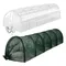 Maison verte pour lit de jardin 2 en 1, cerceau de maison verte, petit serre en filet, Protection solaire, couverture de rangée, Cloche, petit jardinage