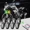 2/4/6/8x telecomando senza fili per auto luce a LED multi-modale spia per auto luce decorativa per auto moto accessori auto