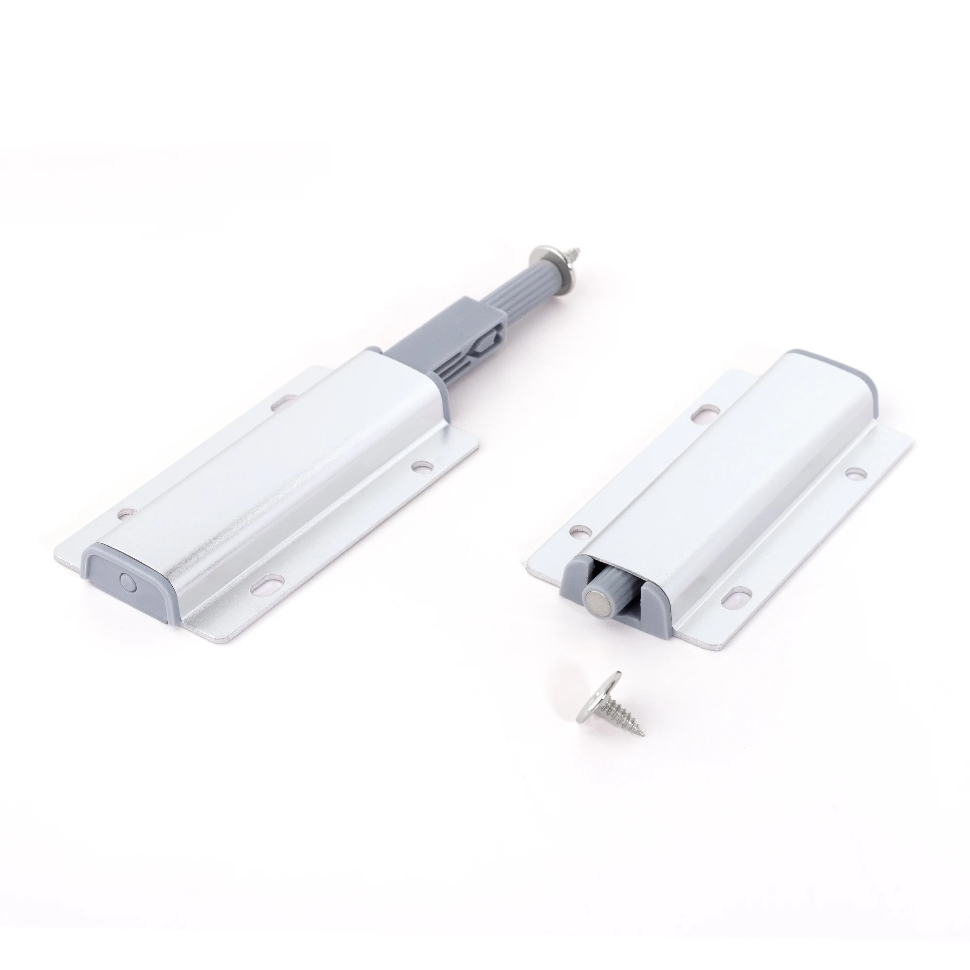 Aluminiumlegierung und Kunststoffschrank, Holztüren, Schrank, Magnetschließer, Metall, Push-to-Open, Magnetriegelschloss für Möbel Image