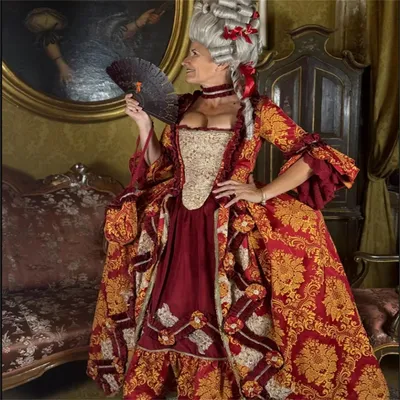 Barockes Rokoko-Prinz-Hochzeitskleid aus dem 18. Jahrhundert, historisches französisches viktorianisches königliches Hofkönigin-Marie-Antoinette-Ballkleid Image
