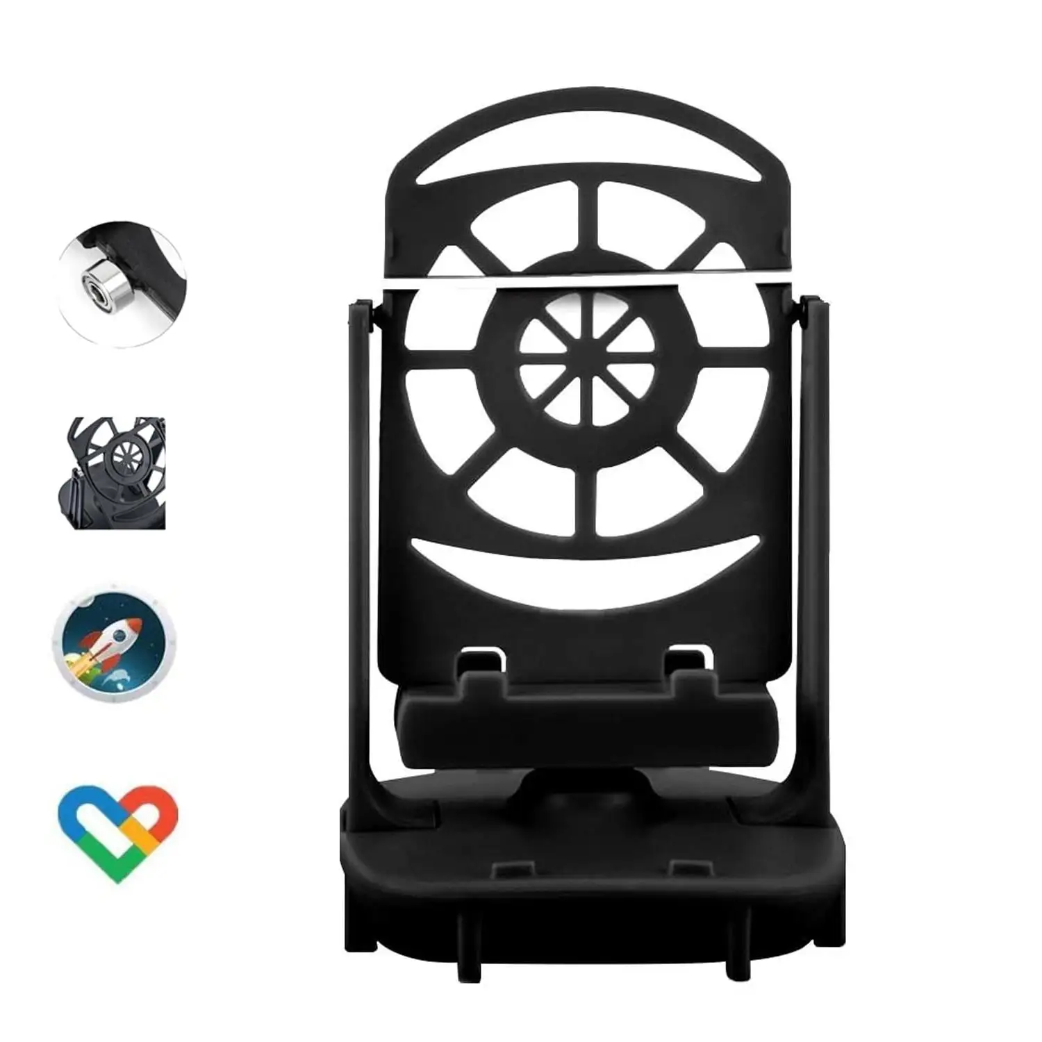 Telefonschaukel-Schrittzähler mit USB, leiser Schrittzähler-Shaker zum Gehen, unterstützt 2 Telefone unter 7,2 Zoll, Fitnessgerät Image