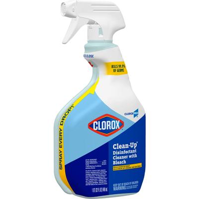 CloroxPro Clorox Clean-Up with Bleach Surface Disinfectant Cleaner Germicidal Trigger Spray Liquid 32 oz. Bottle Chlorine Scent NonSterile (761441_CS)
