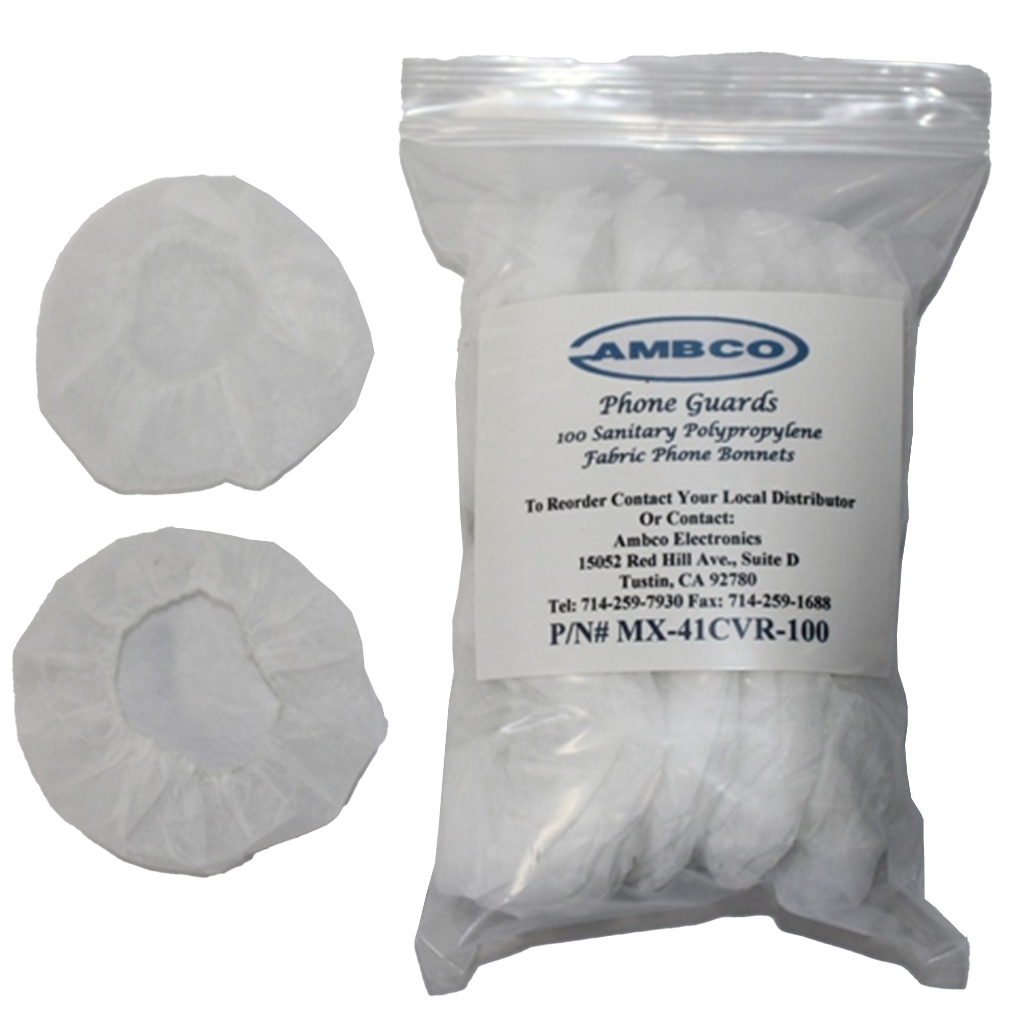 Ambco Sanitary Headset Cover For Maico MX- 41/AR Audiometer Headset (586271_BG)