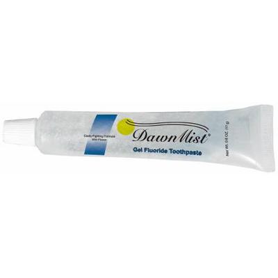 DawnMist Toothpaste Fresh Mint Flavor 0.6 oz. Tube (414708_BX) 144/BX DawnMist® Toothpaste and Toothbrushes