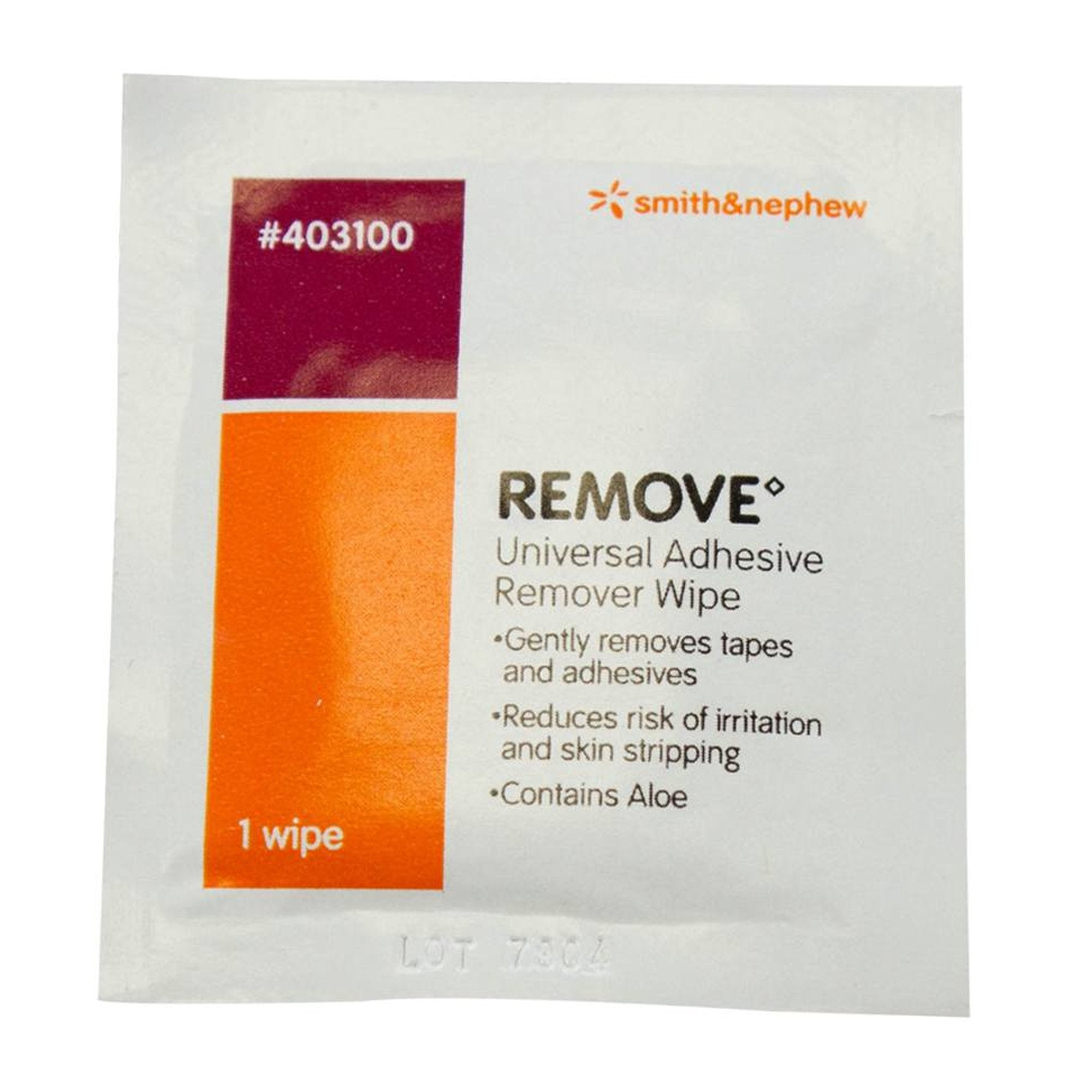 Remove Adhesive Remover Wipe 1 per Pack (211501_BX)