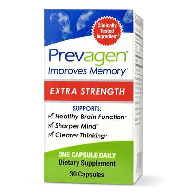 Prevagen Extra Strength Brain Health Supplement Vitamin D / Apoaequorin 50 mcg - 20 mg Strength Capsule 30 per Bottle (1232020_BT) 1/BT Prevagen® Extr